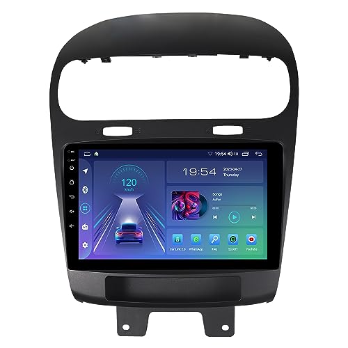 ACAVICA 9 Zoll Autoradio 2+32GB mit Wireless Carplay Android Auto Bluetooth 720P HD Touchscreen Radio Autoradio GPS WiFi für Dodge Journey 2011-2019 (B Autoradio für FIAT Freemont) von ACAVICA
