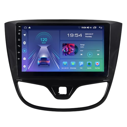 ACAVICA Android 12 Radio für Ope l Karl Vauxhall Viva 9 Zoll Autoradio Sat NAV mit GPS Navigation Wireless Carplay Android Auto Touchscreen WiFi Bluetooth Stereo von ACAVICA