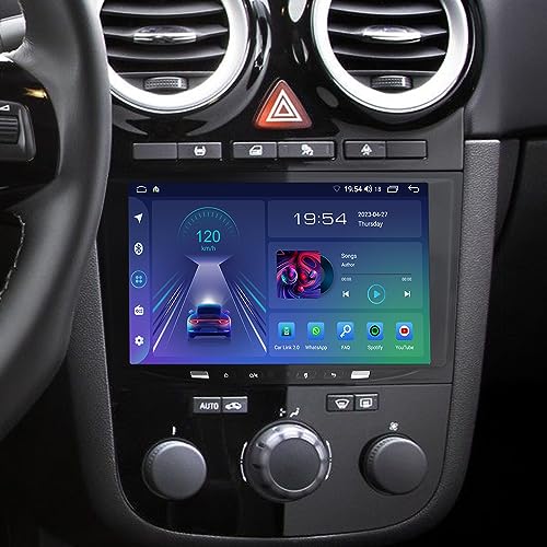 ACAVICA Android 14 Autoradio für Opel Corsa C D H Vectra Astra Zafira Meriva Vivaro Twintop Signum 2+64GB Bluetooth Navi Radio Head Unit Touchscreen Wireless Carplay von ACAVICA