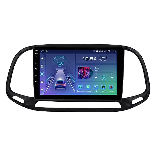 ACAVICA Android Autoradio Upgrade für FIAT Doblo 2015-2019, mit 9" 1280×720 HD IPS Wireless Carplay Android Auto, Navigation Bluetooth RDS USB 2G+32GB Quad-Core von ACAVICA