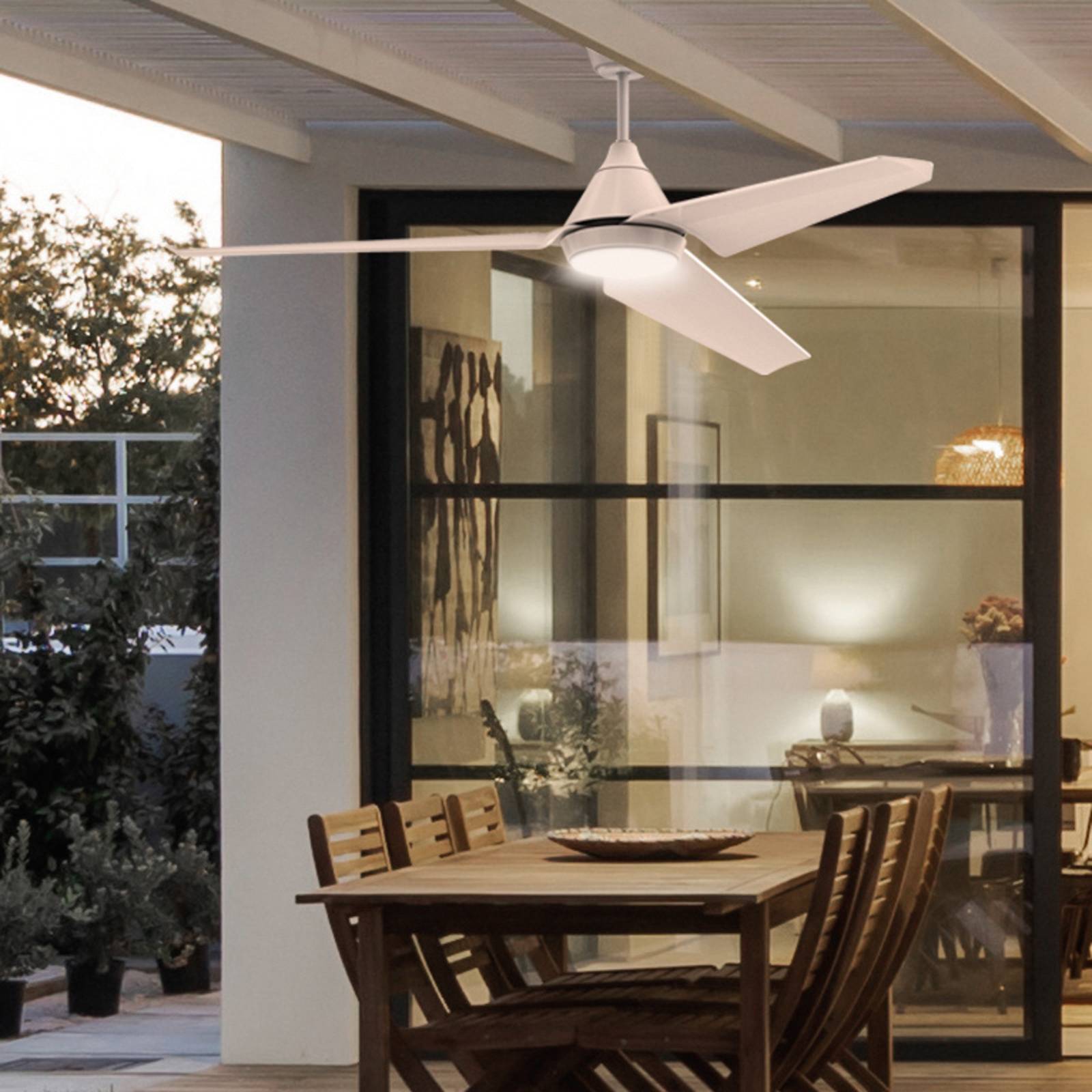 LED-Deckenventilator Bora, Fernbedienung CCT IP44 LED-Deckenventilator Bora, Fernbedienung CCT IP44 von ACB ILUMINACIÓN