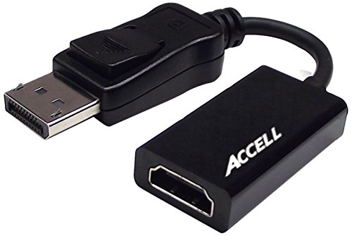 ACCELL Unbekannt DP auf HDMI Adapter – DisplayPort auf HDMI Active Adapter – AMD Eyefinity Zertifiziert, 4K UHD @ 30Hz, 1920 x 1080 @ 120Hz – Polybag, Modell: B086B-003B-2 von ACCELL