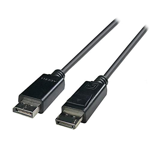 Accell DP zu DP 1.4 – VESA-zertifiziertes DisplayPort 1.4 Kabel – HBR3, 8K @ 60Hz, 4K UHD @ 240Hz, 2 m Accell DP zu DP 1.4 – VESA-zertifiziertes DisplayPort 1.4 Kabel – HBR3, 8K @ 60Hz, 4K UHD @ 240Hz, 2 m von ACCELL