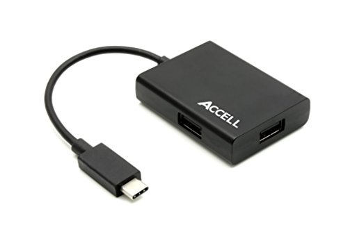 Accell USB-C auf 3X USB-A 3.0 Hub – USB 3.0 konform von ACCELL