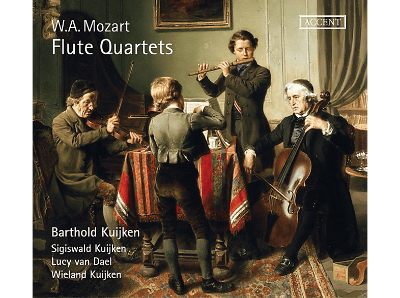 Barthold Kuijken - Flötenquartette KV 285,285a,285b & 298 (CD) von ACCENT