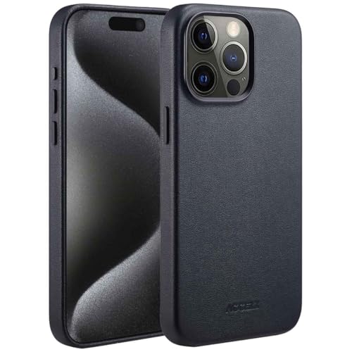 ACCEZZ Backcover kompatibel mit iPhone 15 Pro Max - Schwarz von ACCEZZ