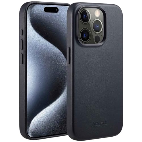 ACCEZZ Backcover kompatibel mit iPhone 15 Pro - Schwarz von ACCEZZ