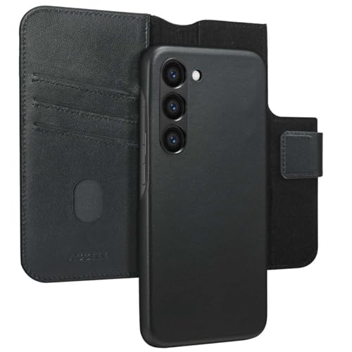 ACCEZZ Bookcase,2 in 1 Case kompatibel mit Samsung Galaxy S23 - Schwarz von ACCEZZ