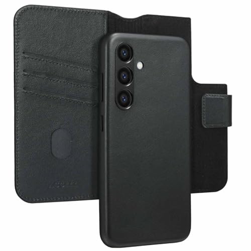 ACCEZZ Bookcase,2 in 1 Case kompatibel mit Samsung Galaxy S24 - Schwarz von ACCEZZ