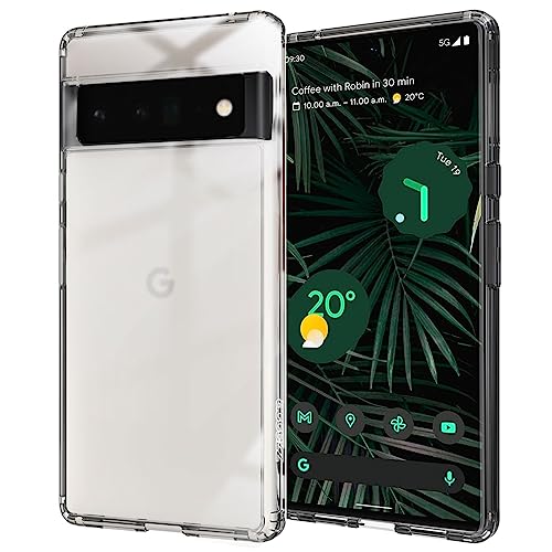 ACCEZZ kompatibel mit Google Pixel 6 Pro Hülle – Xtreme Impact Back Cover – Hardcase Handyhülle in Transparent/Durchsichtig [Fallschutz bis 1.2m, Dünn] von ACCEZZ