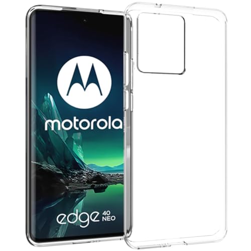 ACCEZZ kompatibel mit Motorola Edge 40 Neo Hülle – Clear Backcover Silikon Case – Softcase Handyhülle in Transparent/Durchsichtig [Dünn, Anti-Rutsch] von ACCEZZ