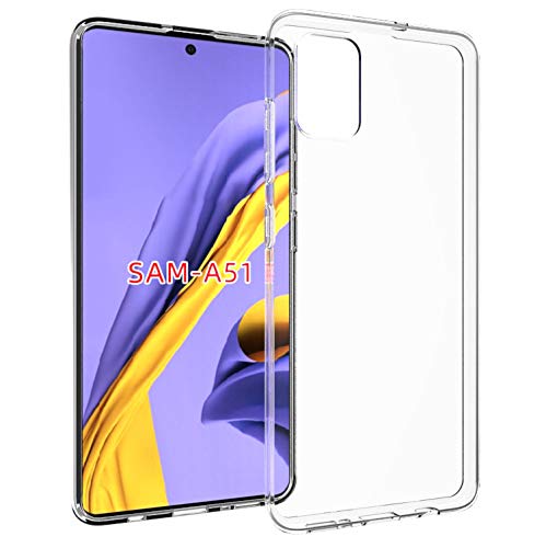 ACCEZZ kompatibel mit Samsung Galaxy A51 Hülle – Clear Backcover Silikon Case – Softcase Handyhülle in Transparent/Durchsichtig [Dünn, Anti-Rutsch] von ACCEZZ
