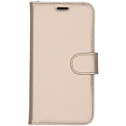 ACCEZZ kompatibel mit iPhone 11 Pro Hülle – Wallet Soft Case Handytasche – Side Flip Handyhülle in Gold [3 Kartenfächer, Ständer, Magnetverschluss] von ACCEZZ