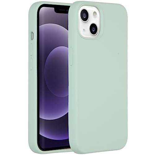 ACCEZZ kompatibel mit iPhone 13 Hülle – Liquid Silikon Case – Back Cover Handyhülle in Hellblau [Mikrofaser-Futter, Ultradünn, Kratzfest, Stabil] von ACCEZZ