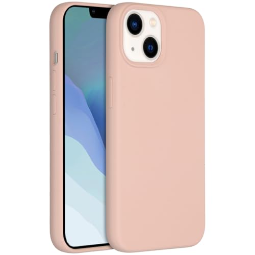 Accezz Liquid Silikoncase Handyhülle für das iPhone 14 - Hülle Case Rosa von ACCEZZ