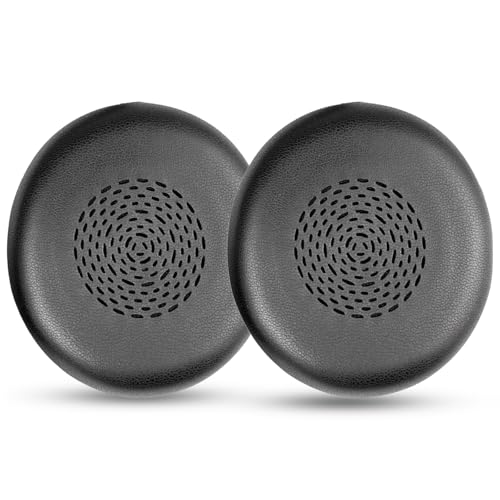 Ersatz-Ohrpolster, kompatibel mit Jabra Evolve2 75 PC-Kopfhörern. Weiches Protein-Leder kombiniert mit hochdichtem Memory-Schaum, ACCIUK Ersatz-Ohrpolster, 1 Paar (schwarz) von ACCIUK