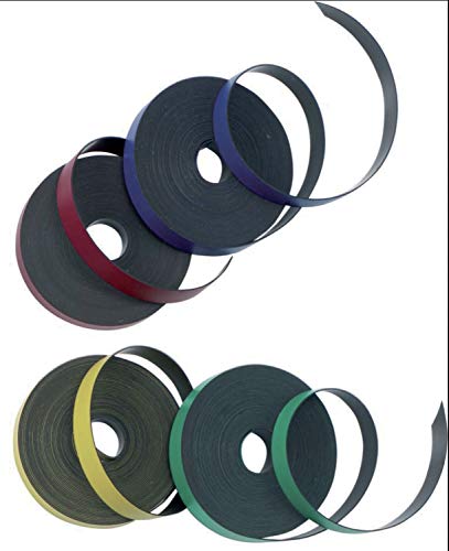 ACCO Nobo selbstklebendes Magnetband Zuschneidbar auf die gewünschte Größe In 4 verschiedenen Farben erhältlich Sortiert von ACCO Brands