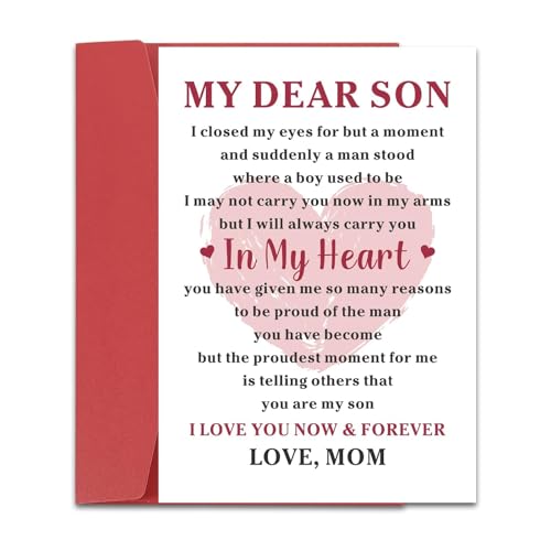 ACCOLIAMBER Grußkarte "My Dear Son" ACCOLIAMBER Grußkarte "My Dear Son" von ACCOLIAMBER