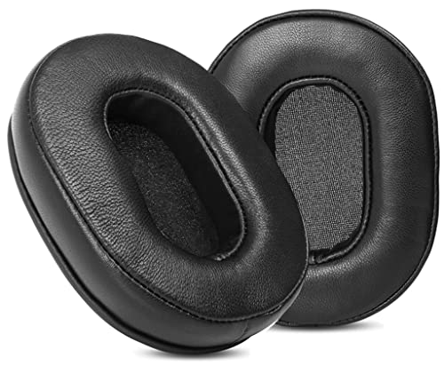ACCOUTA Lammfell Ersatz Ohrpolster Kissen Kompatibel mit OneOdio A70 A71 Bluetooth Kopfhörer Ohrpolster mit Premium Schaffell Leder und hochwertigem Memory-Schaum von ACCOUTA