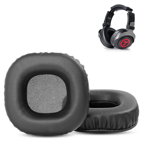 ACCOUTA Ohrpolster Kissen kompatibel mit Teufel Turn HiFi Wireless Kopfhörer Ohrpolster Ersatz mit weicherem Proteinleder und Memory-Schaum von ACCOUTA