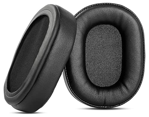 ACCOUTA Premium Ersatz Ohrpolster Kissen Kompatibel mit Denon AH- MM400 Kopfhörer Ohrpolster mit weicherem Leder und hoher Qualität Schaumstoff von ACCOUTA