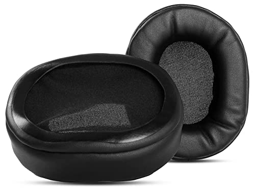 ACCOUTA Professionelle Ersatz Ohrpolster Kissen Kompatibel mit Auna Elegance Bluetooth 4.0 NFC APTX Kopfhörer Headset Ohrpolster mit weichem Protein Leder/Memory Foam von ACCOUTA