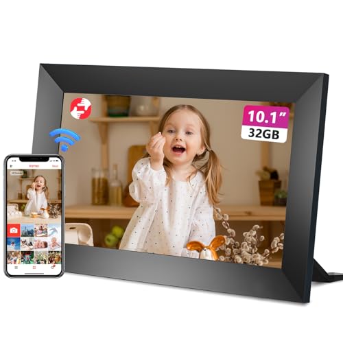 ACDOKE Digitaler Bilderrahmen WLAN 10,1 Zoll IPS Touchscreen Elektronischer Bilderrahmen mit 32GB Frameo Bilderrahmen Digital Fernfreigabe von Fotos und Videos mit Kalender Wetter ACDOKE Digitaler Bilderrahmen WLAN 10,1 Zoll IPS Touchscreen Elektronischer Bilderrahmen mit 32GB Frameo Bilderrahmen Digital Fernfreigabe von Fotos und Videos mit Kalender Wetter von ACDOKE