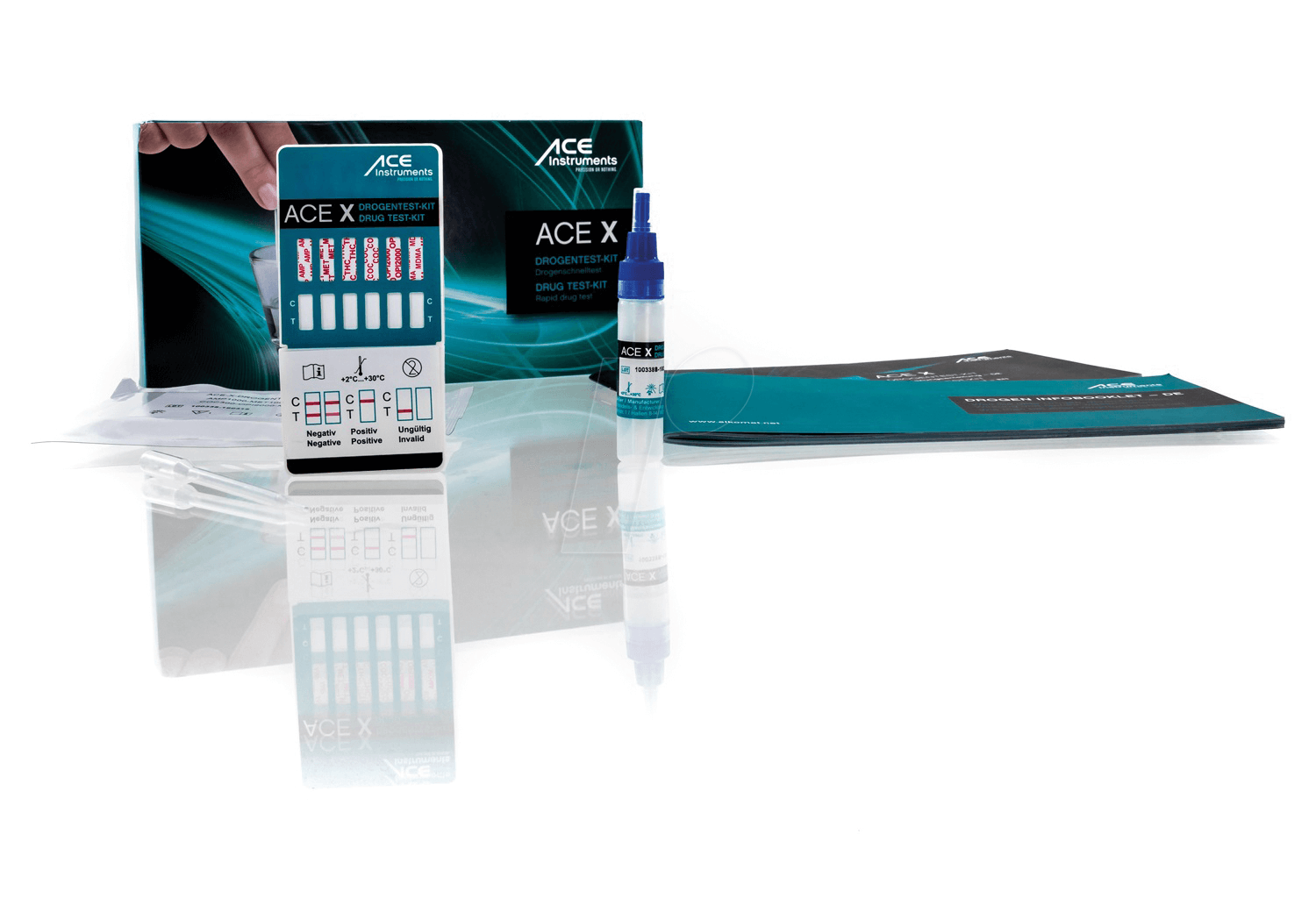 ACE 100338 - ACE X Drogentest-Kit (Wisch) von ACE INSTRUMENTS