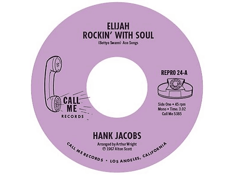 Hank Jacobs - Elijah Rockin' With Soul (7inch-Single) (Vinyl) von ACE RECORD
