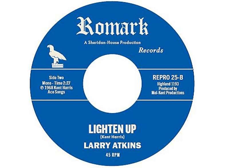 Larry Atkins - Ain't That Love Enough / Lighten Up (7inch-Single) (Vinyl) von ACE RECORD