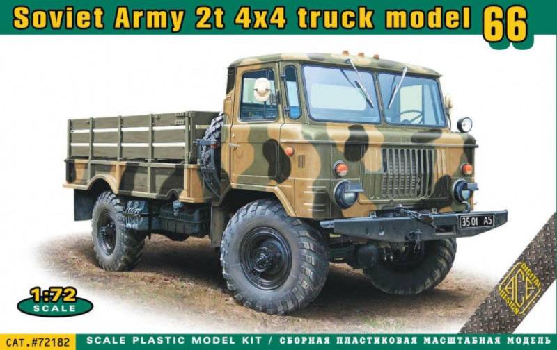 Soviet Army 2t 4x4 truck model 66 von ACE