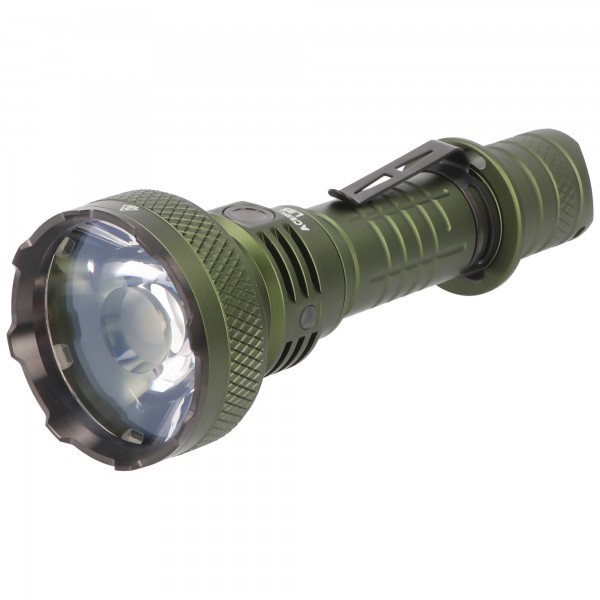 AceBeam L35 LED-Taschenlampe mit max. 5.000 Lumen und bis zu 480 Meter, grün, mit Akku von ACEBEAM