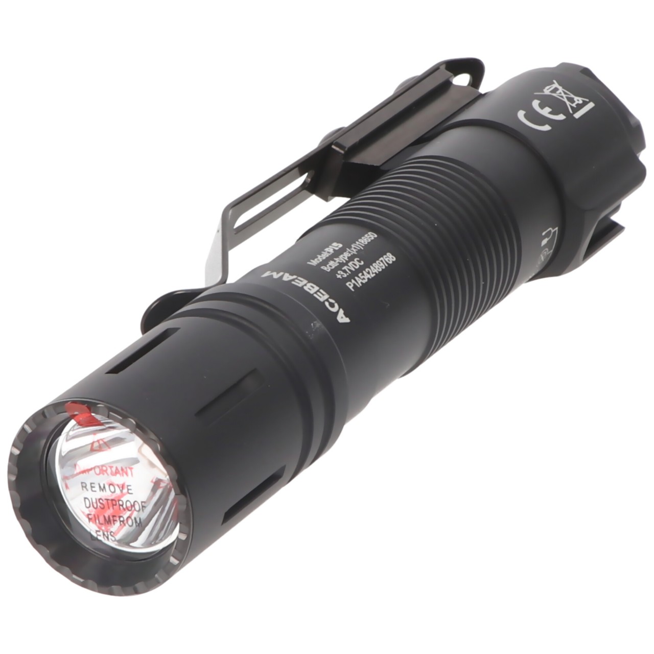 AceBeam P15 Defender LED-Taschenlampe mit 1.700 Lumen, Reichweite bis zu 330 Metern, inklusive 18650 3100mAh Li-Ion Akku von ACEBEAM