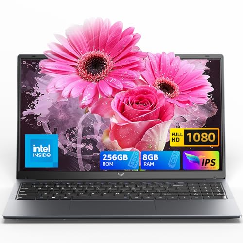 ACEMAGIC 15.6 Zoll Laptop,lntel Alder Lake N97 Prozessor,bis zu 3.6GHz Beat N5095,IPS FHD 1920 x 1080 Notebook,8GB RAM 256GB SSD(Erweitern Sie 2 TB),TF Card Slot,WiFi,BT5.0,Type_C,HDMI,5000mAh von ACEMAGIC