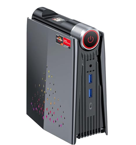 ACEMAGICIAN AMR5 RGB Mini PC AMD Ryzen7 5800U (bis zu 4,4 GHz), 32GB RAM 1TB Nvme SSD Micro Desktop Computer mit 3-Modi-Anpassung,WiFi6|BT5.2|Type-C|DP|HDMI|Auto/Silent/Performance Modes von ACEMAGICIAN