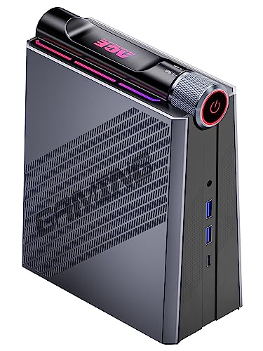 ACEMAGICIAN Mini Gaming PC AMD Ryzen 9 6900HX (bis zu 4,9 GHz), 32GB DDR5 512GB NVME SSD, Micro Desktop Computer mit 3-Modi-Anpassung【RGB/WIFI6 /Bluetooth 5.2/Dual Lüfter】 von ACEMAGICIAN