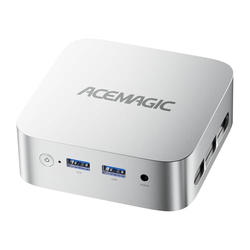 ACEMAGICIAN V1 Mini PC Шin11 Pro,16GB DDR4 1TB M.2 2280 SSD, Ιntel Twin Lake-N150(Bis zu 3,6GHz) Micro Desktop Computer Für Heimkino/Business/Office |Dual WiFi|HDMI+DP|USB3.2 von ACEMAGICIAN