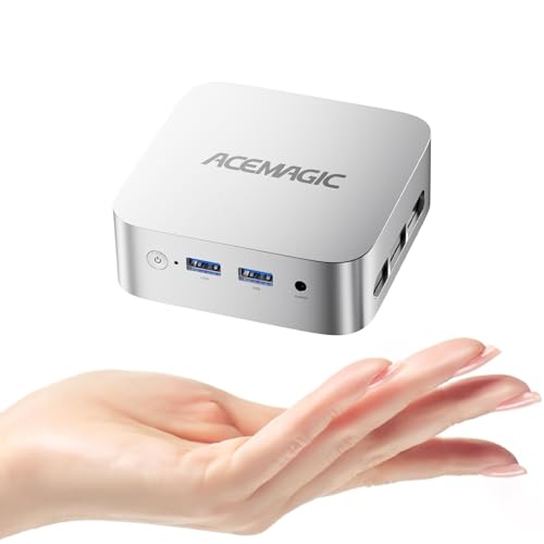 ACEMAGICIAN V1 Mini PC Twin Lake-N150(Bis zu 3,6 GHz),8GB DDR4 256GB M.2 2280 SSD Micro Desktop Computer von ACEMAGICIAN