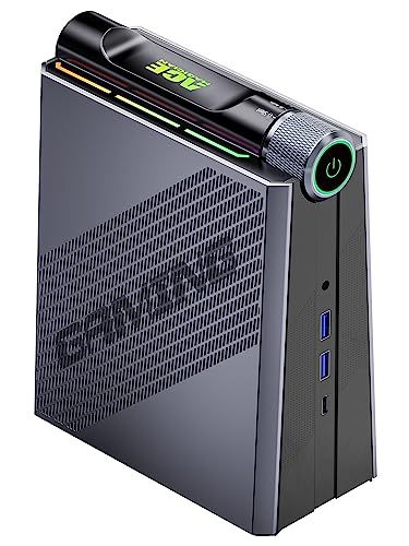 Mini PC Gaming AMD Ryzen 9 6900HX (bis zu 4,9 GHz), 32GB DDR5 1024GB (1 TB) NVME SSD, Micro Desktop Computer mit 3-Modi-Anpassung【RGB/WIFI6 /Bluetooth 5.2/Dual Lüfter】 von ACEMAGICIAN