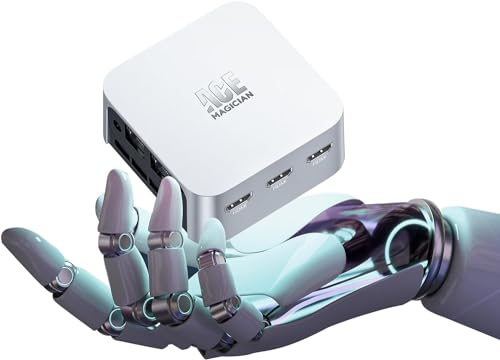 ACEMAGICIAN Ultra Mini PC, Ιntel Alder Lake-N 95(bis zu 3,4 GHz), 16GB RAM 1TB SSD Micro Desktop Computer, Mobile-Office pc 4K| nterstützt 3 Displays/HDMIx3 | 5G WiFi | Kleiner PC für Büro/HTPC von ACEMAGICIAN