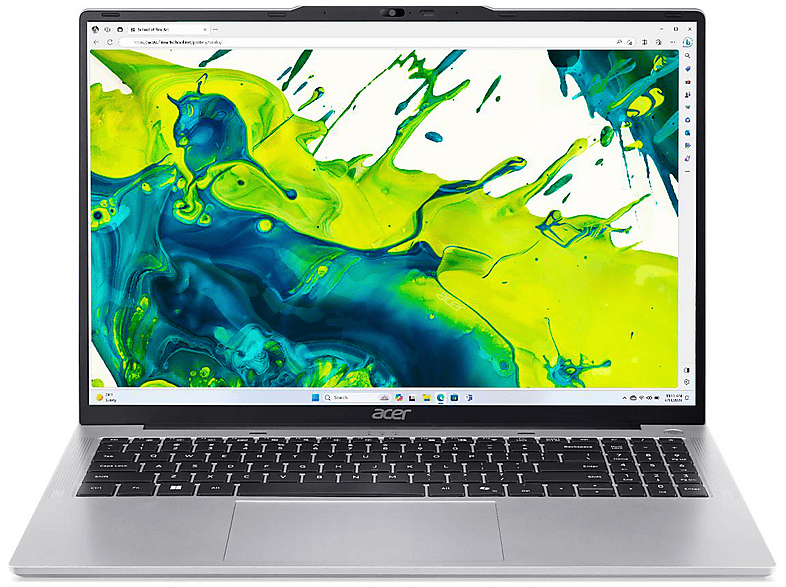 ACER Aspire Lite 16 (AL16-52P-350C), Notebook, mit Zoll Display, Intel® Core™ i3,i3-1305U Prozessor, 8 GB RAM, 512 SSD, UHD Graphics, Light Silver, Windows 11 Home von ACER