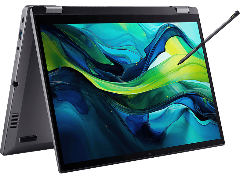 ACER Aspire Spin 14 (ASP14-52MTN-70XT) mit Tastaturbeleuchtung, Convertible, Zoll Display Touchscreen, Intel® Core™ Ultra 7 155U Prozessor, 16 GB RAM, 1 TB SSD, Onboard Graphics, Steel Gray, Windows 11 Home (64 Bit) von ACER