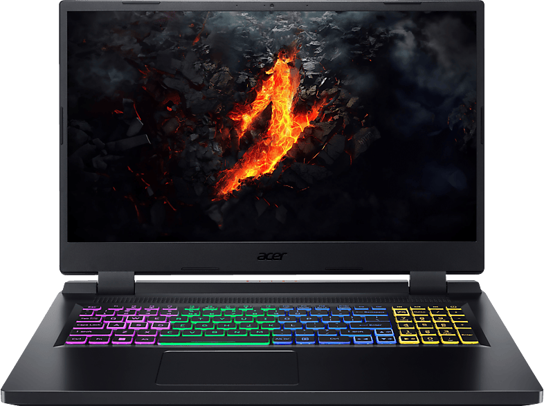 ACER Nitro 5 (AN517-55-74Q3) mit 144 Hz Display & RGB Tastaturbeleuchtung, Gaming Notebook, 17,3 Zoll Display, Intel® Core™ i7,i7-12650H Prozessor, 16 GB RAM, 1 TB SSD, NVIDIA GeForce RTX™ 4060, Schwarz, Windows 11 Home von ACER