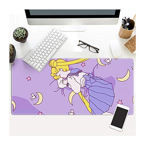 ACG2S Anime Maus Pads Gaming pad Maus Computer Mousepad 900x400mm Gaming mauspad Gamer zu Tastatur Laptop Maus matten,rutschfest Gummierte strapazierfähig Süß-6 von ACG2S.CO