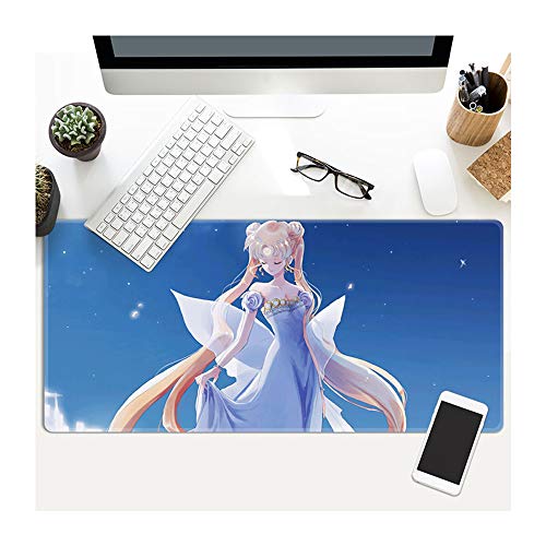 ACG2S Extra Große Gaming Mouse Pad Computer Mauspad Gamer Anti-Slip Natürliche Gummi Anime Maus pad Schreibtisch Matte XL XXL 900x400mm Süß-7 von ACG2S.CO