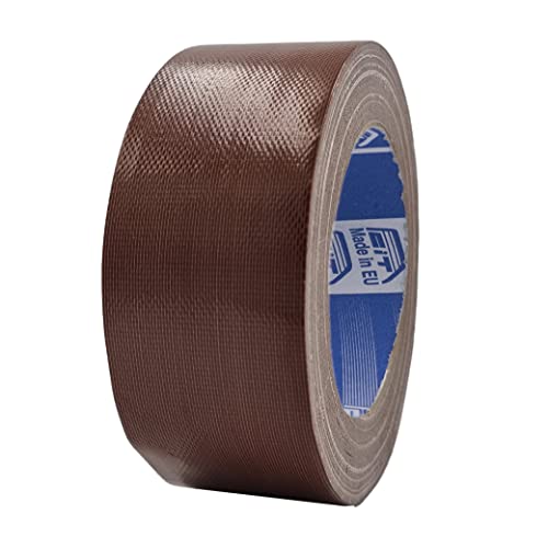 ACIT Super 50 mm x 25 M, verstärktes Gewebeband, Duct Tape, amerikanisches Gewebeband: Reparaturen, Befestigung und Verpackung mit hoher Dichtheit (Braun) von ACIT