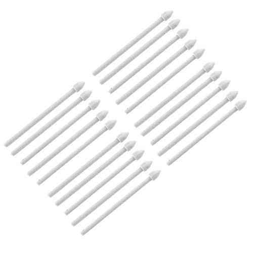 [4 -Set -Ersatz -Touch -Stiftnibs für Note 10/Note 10 Plus - Enthält Pinzetten und Nadeln für Einfache Installation - Kompatibel mit Tab S6/T860/T865] (Black) (White) von ACOGEDO