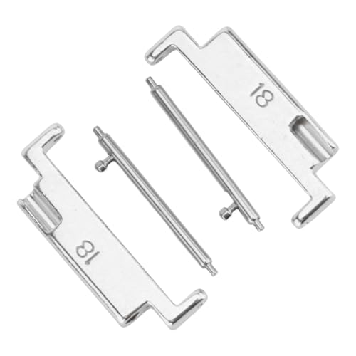 ACOGEDO Stylish Metal Watch Band Adapter Set für 18-22 Mm Edelstahl-Uhr-Wach-Gurt-Anschluss in Roségold mit Federstangen (1 Paar) von ACOGEDO