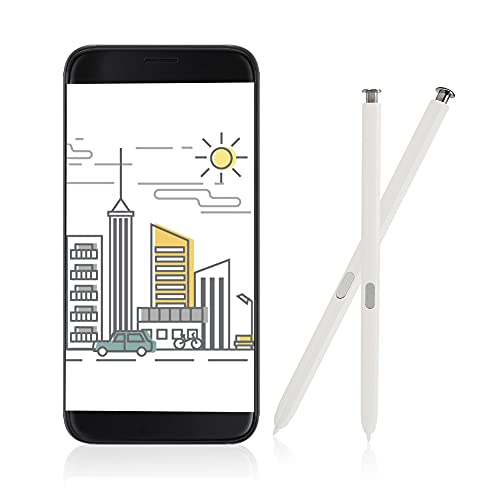 ACOGEDO Touchscreen -Stiftstift für Note 10 | Elektromagnetische Schreibstift mit Hoher Empfindlichkeit | Schwarz -Weiß, Echtes Schreiberlebnis, Tragbares Design (WHITE) von ACOGEDO