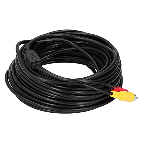 ACOGEDO Tragbares 2-in-1-CCTV-Kabel mit - und DC-Anschluss für die Überwachungskamera, die Rückansichtskamera und den DVD-Player-10 M/32,8 Fuß Wetterfestes Sicherheitsvideo Netzkabel (30M) von ACOGEDO
